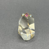 PINK TOURMALINE AND MOONSTONES RING