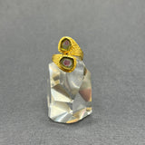 WATERMELON TOURMALINE HAMMERED RING