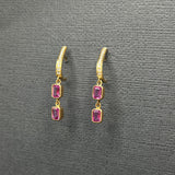 PINK SAPPHIRE EARRINGS