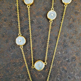FIRE OPAL GOLD NECKLACE