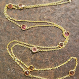 TOURMALINE GOLD NECKLACE