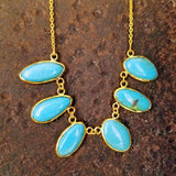TURQUOISE GOLD NECKLACE