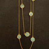 FIRE OPAL GOLD NECKLACE