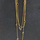 TOURMALINE GOLD NECKLACE