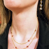 TOURMALINE GOLD NECKLACE