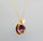 RUBY CITRINE GOLD NECKLACE