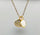 TRIO GEMSTONE BEADED GOLD NECKLACE