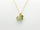 PREHNITE GOLD NECKLACE