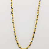 BLUE SAPPHIRE GOLD NECKLACE
