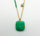 CHRYSOPRASE GOLD NECKLACE