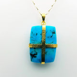 TURQUOISE GOLD NECKLACE