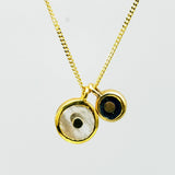 TWO SUN GOLD NECKLACE