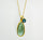 GREEN BERYL GOLD NECKLACE