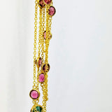 TOURMALINE GOLD NECKLACE