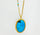 TURQUOISE PAVE DIAMONDS NECKLACE