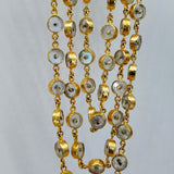 CASCADE MOONSTONES SUN NECKLACE SONIA TONKIN