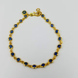 SAPPHIRE GOLD BRACELET