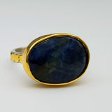 SAPPHIRE ORGANIC DOT RING