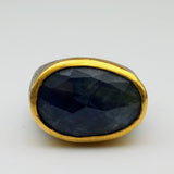 SAPPHIRE GOLD MIO RING