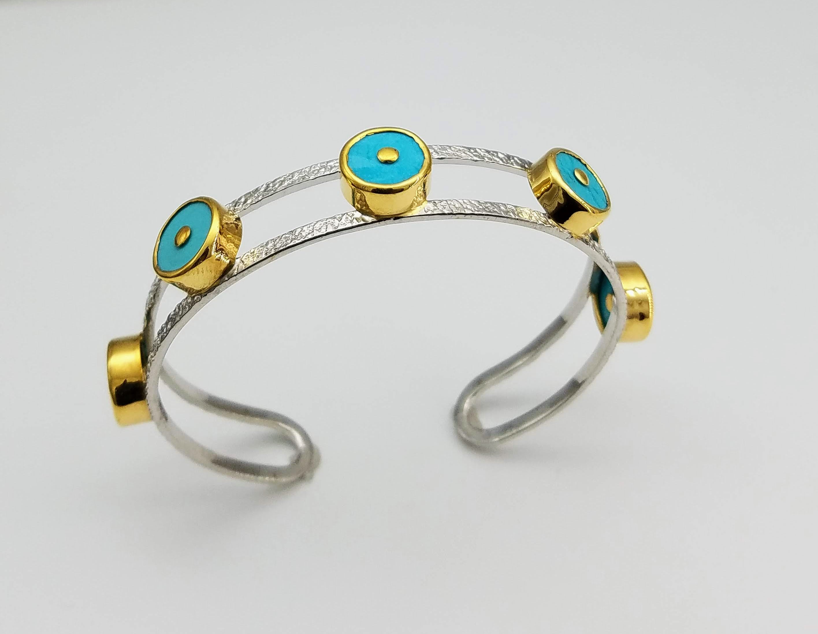 TURQUOISE SIGNATURE BANGLE SONIA TONKIN
