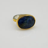SAPPHIRE ORGANIC DOT RING
