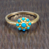 TURQUOISE GOLD RING