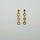AQUAMARINE DIAMONDS GOLD EARRINGS