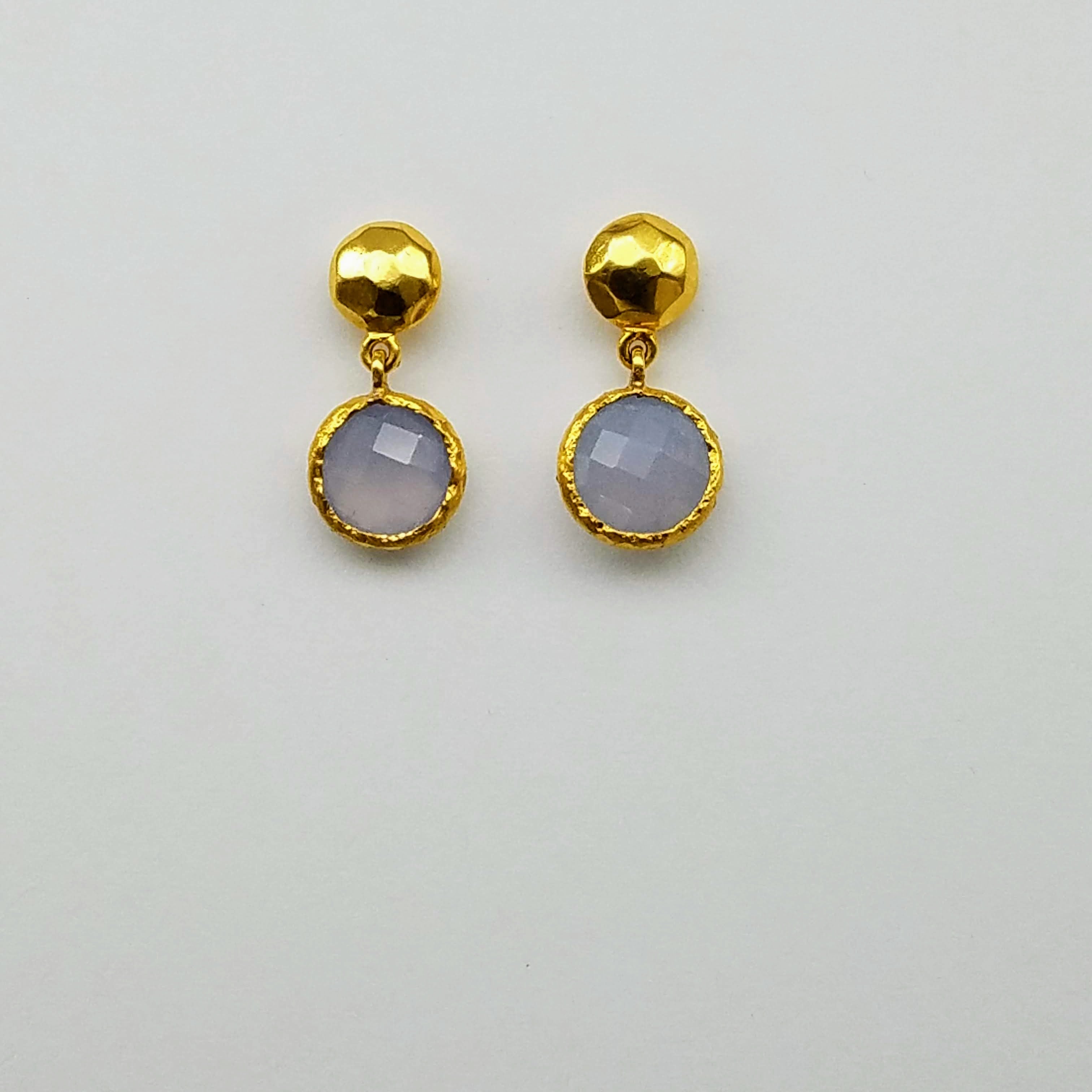 GEMSTONE STUD EARRINGS SONIA TONKIN