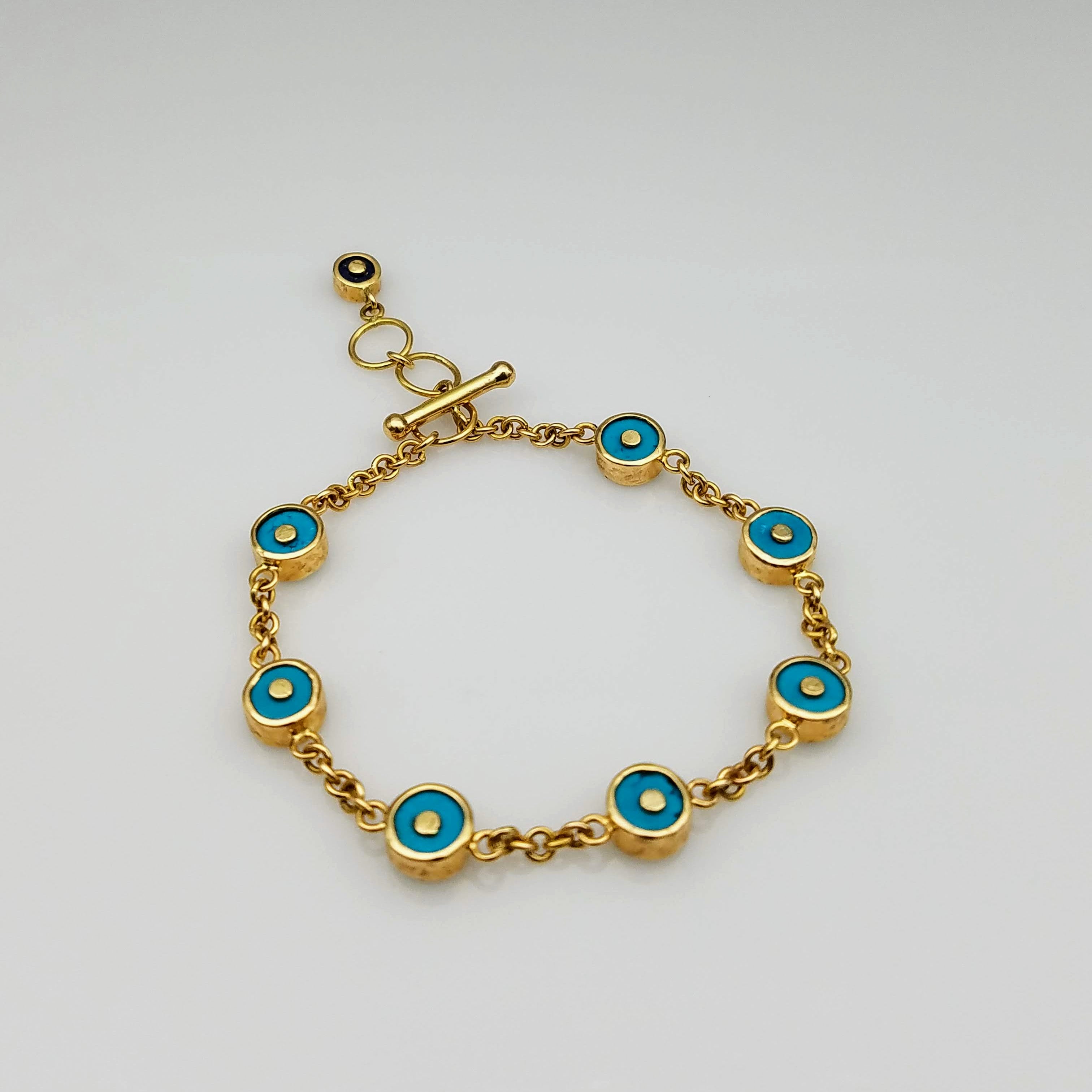 TURQUOISE SIGNATURE BRACELET SONIA TONKIN