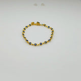 SAPPHIRE GOLD BRACELET