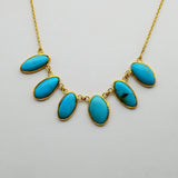 TURQUOISE GOLD NECKLACE SONIA TONKIN