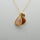 PEACH MOONSTONE GOLD NECKLACE