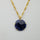 SAPPHIRE GOLD NECKLACE