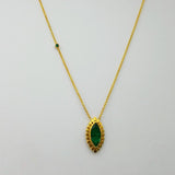 EMERALD GOLD NECKLACE
