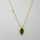 EMERALD GOLD NECKLACE