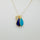LAPIS TURQUOISE TRIO GOLD NECKLACE