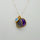 GREY MOON AMETHYST GOLD NECKLACE