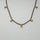 PYRITE MOONSTONE GOLD SUN NECKLACE