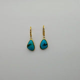 DIAMONDS TURQUOISE EARRINGS SONIA TONKIN