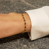 SAPPHIRE GOLD BRACELET