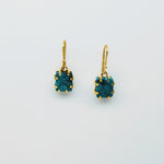 TURQUOISE GOLD EARRINGS SONIA TONKIN