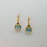 SAPPHIRE BLUE TOPAZ EARRINGS SONIA TONKIN