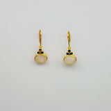 MOONSTONE SAPPHIRE EARRINGS
