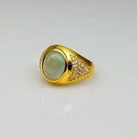 AQUAMARINE DIAMONDS 18KT GOLD RING SONIA TONKIN
