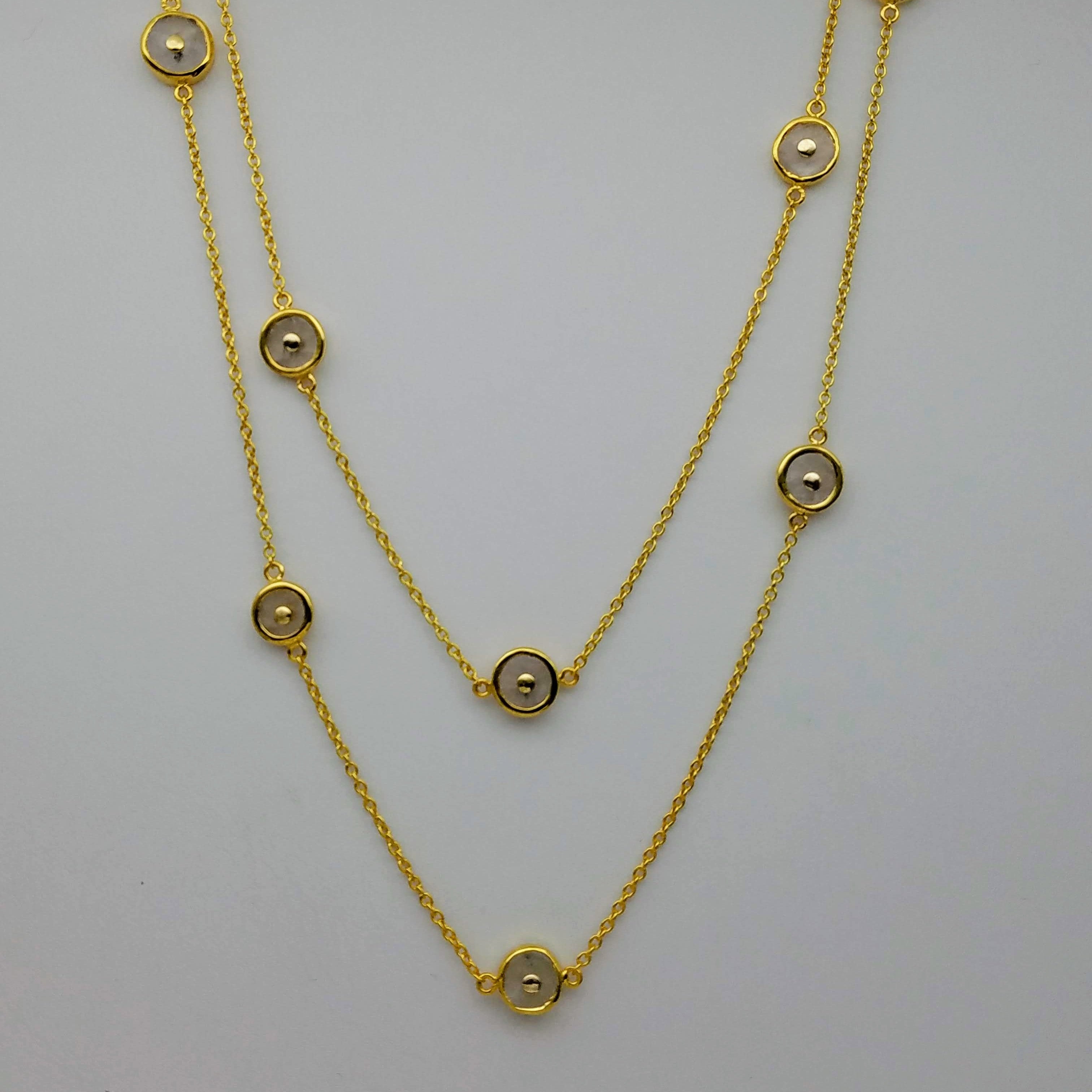 CADENA MOONSTONE SIGNATURE NECKLACE SONIA TONKIN