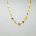 MOONSTONE DIAMOND GOLD NECKLACE SONIA TONKIN