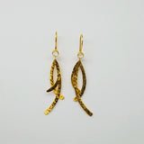 MOONSTONE GOLD EARRINGS