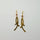 TOURMALINE GOLD EARRINGS