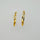 MOONSTONE HOOPS 14KT EARRINGS