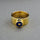 LAPIS GOLD SUN RING